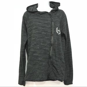 PINK Victoria’s Secret L Active Zipper Hoodie Grey